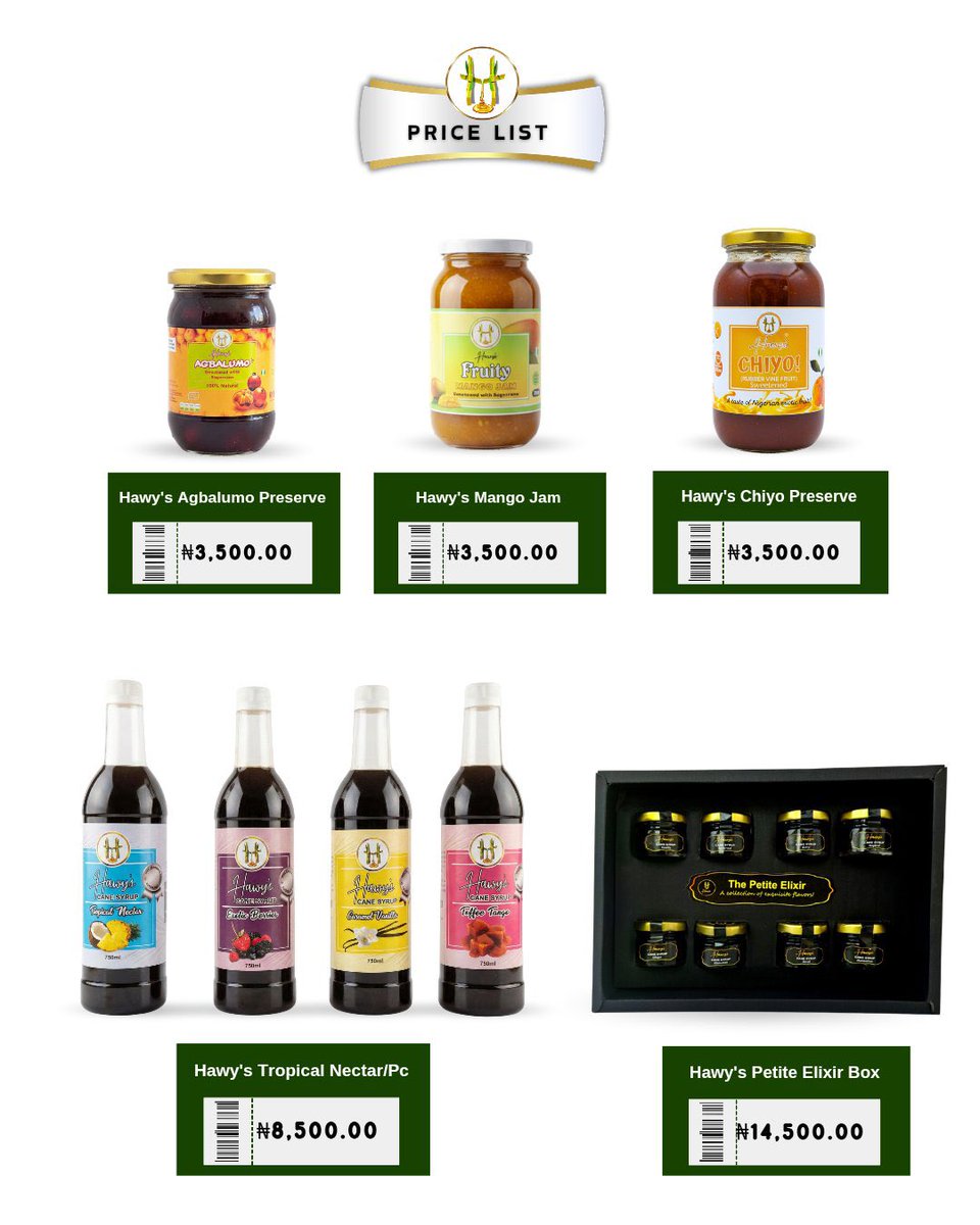 el_uthmaan's tweet photo. Discover Hawy’s Nigeria’s Purest Taste of Nature 🍯

Meet the remarkable woman behind the sweetness: @HaWwAyUsUf, founder and CEO of Hawy’s Premium Sugarcane Products. A passionate, highly educated, and deeply kind-hearted entrepreneur, she is on a mission to redefine natural sweetness in Nigeria. With a beautiful mindset rooted in quality, authenticity, and wellness, she has created something truly special, Nigeria’s first premium natural sugarcane brand of its kind.

From carefully selected sugarcane comes a range of wholesome, chemical-free delights:
•Hawy’s Sugarcane Syrup in irresistible variants; Tropical Nectar, Berries, Caramel Vanilla, Toffee Mango, Classic, Ginger & Cinnamon
•Rich Mango Jam, Agbalumo Preserve, and exotic Chiyo Preserve
•Premium Brown Sugar Cubes and Jaggery

Whether you’re sweetening your morning tea, baking pastries, blending smoothies, or adding depth to your favourite recipes, Hawy’s delivers rich, natural flavour you can trust with no artificial additives, just pure goodness.

Today, Hawy’s products grace households, supermarkets, restaurants, bakeries, and manufacturers across Nigeria, with convenient retail and bulk supply options available.

Proudly Nigerian. Fully registered. Naturally exceptional.

A brand born from passion and purpose, Hawy’s isn’t just about sweetness, it’s about elevating everyday moments with quality you can feel good about.

For retail purchases, bulk orders, and enquiries: @hawysyrups | #HawysSyrup #SugarcaneSyrup #MadeInNigeria #NaturalSweetness #Hawy’s

Thank you, Superwoman @HaWwAyUsUf, for bringing something so pure and beautiful to our tables! ❤️