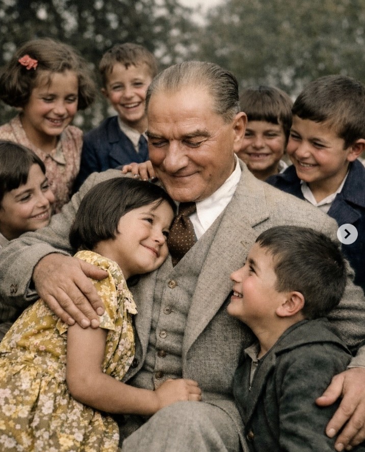 SelukAltunel3's tweet photo. Her evladın kahramanı babasıdır, bu 
ülkenin evlatlarının kahramanı da ulu önder 
Gazi Mustafa Kemal Atatürktür.
O hiç baba olamadı ama milyonlarca evladı 
vardı, içinde ki çocuk sevgisi o kadar büyüktü ki 
sevdiği herkese "çocuk" diye hitap ederdi.
#BabalarGünü 🥀🖤 https://t.co/6oogGDLrib