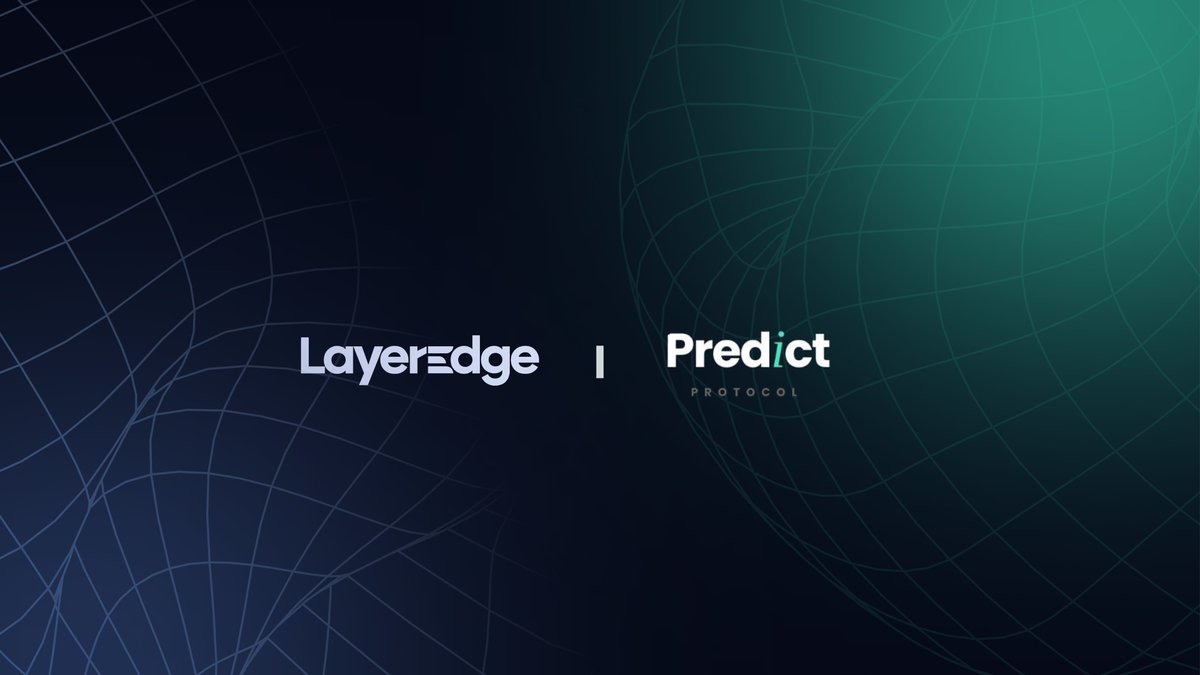 layeredge's tweet photo. Two ecosystems. One direction.

Excited to collaborate with @PredictFDN , bringing permissionless forecasting to users through its unified USDC liquidity vault on BNB Chain.

Together, we'll continue pushing the boundaries of decentralized innovation. https://t.co/IjRW4n19wW