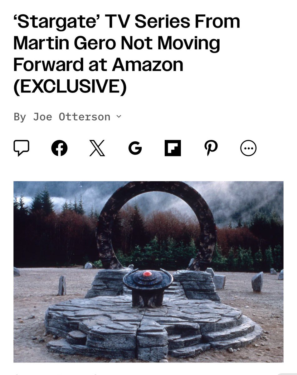 venturepictures's tweet photo. When @AmazonMGMStudio canceled Stargate. That’s regret right there. #SaveStargate https://t.co/yKSktt9vjh
