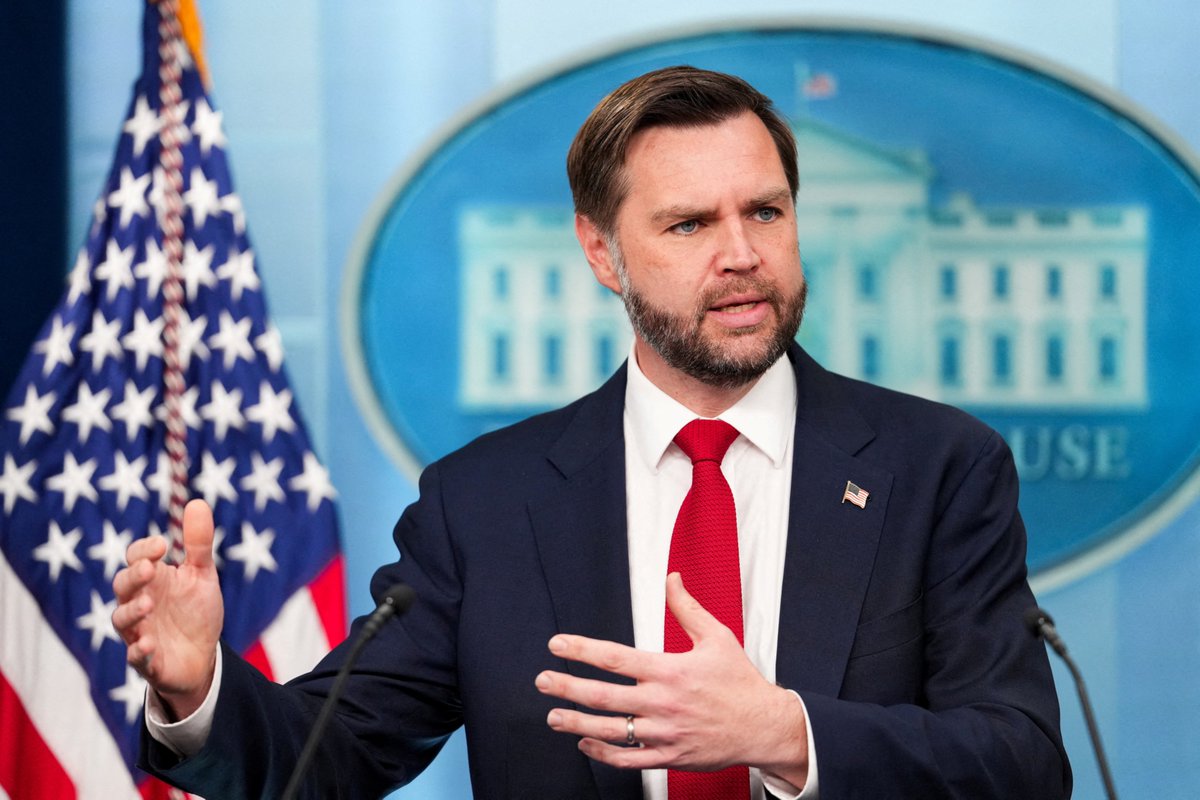 AJEnglish's tweet photo. US Vice President JD Vance says he hopes talks in Switzerland will lead to progress on a Lebanon ceasefire, alongside discussions on Iran’s nuclear programme.

🔴 LIVE updates: https://t.co/8Lc5f4pSe6 https://t.co/9J2gSr4L57