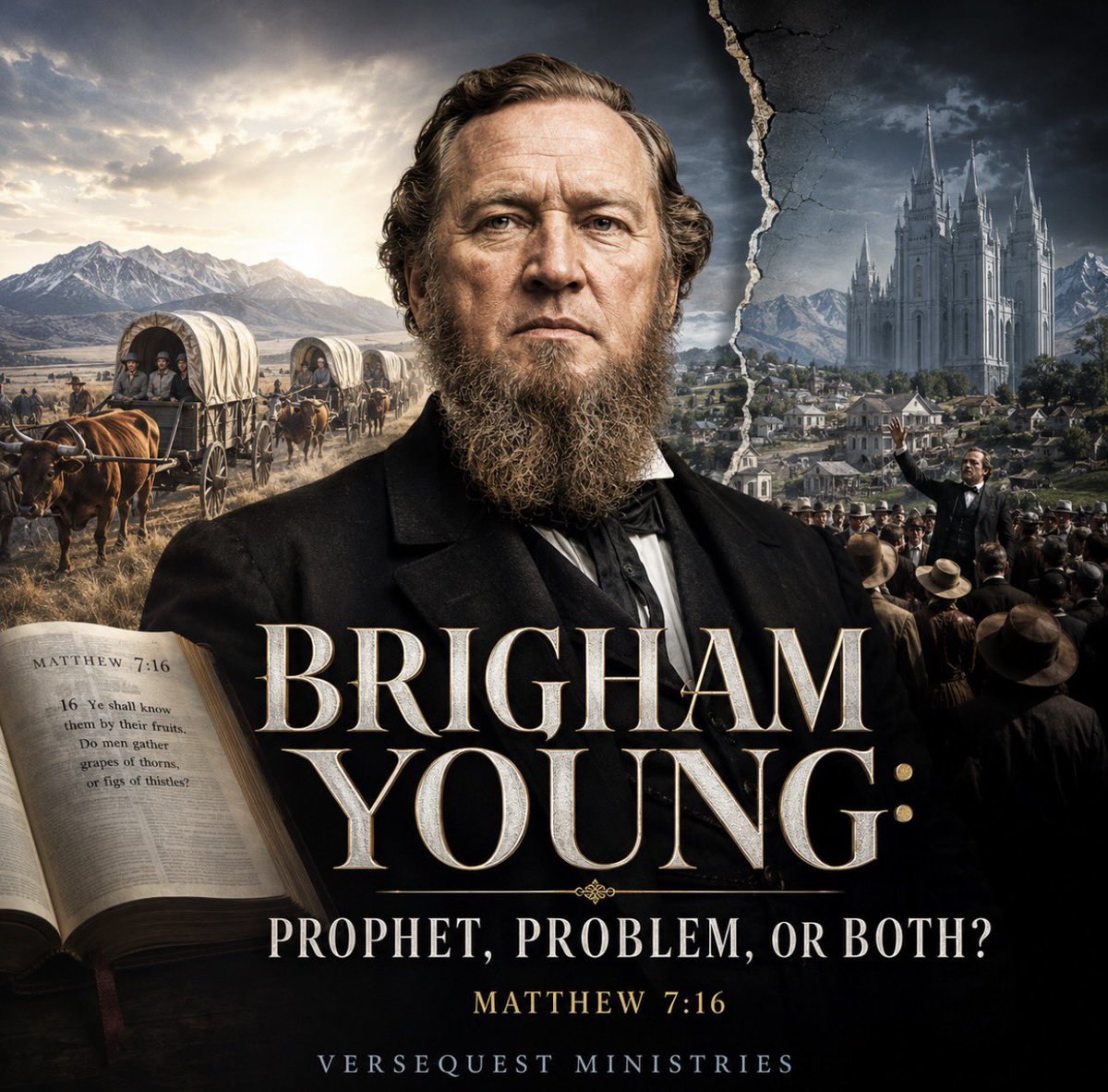 TNTJohn1717's tweet photo. The Adam-God Doctrine: When Mormon Prophets Contradict Mormon Prophets

Scripture Pivot: Isaiah 43:10

“Ye are my witnesses, saith the LORD, and my servant whom I have chosen: that ye may know and believe me, and understand that I am he: before me there was no God formed, neither shall there be after me.” - Isaiah 43:10

Introduction

The Adam-God doctrine is one of the clearest train wrecks in Mormon prophetic history because it forces the question Mormonism does not want to answer plainly: what happens when one Mormon prophet teaches something that later Mormon prophets reject? That is not a small disagreement over minor wording. That is not a harmless historical curiosity. That is not a dusty footnote only scholars care about. That is a direct hit on the Mormon claim of prophetic guidance. If Brigham Young stood as a prophet, seer, and revelator, and taught doctrine concerning Adam, God, creation, fatherhood, worship, and divine identity, then those teachings must be judged. If later LDS leaders reject or distance themselves from that doctrine, the Mormon is stuck between two horns of a dilemma: either Brigham Young taught false doctrine as a prophet, or later leaders rejected truth that a prophet taught. Either way, the prophetic system is in trouble.

Isaiah 43:10 does not leave room for theological gymnastics. The LORD says, “before me there was no God formed, neither shall there be after me.” That is a straight, clean, sharp Bible statement. No God before Him. No God after Him. No chain of gods. No progressing deities. No Adam promoted into the identity of God. No man becoming the God to whom others must bow. The God of the King James Bible is eternal, self-existent, uncreated, unformed, and unmatched. Adam, by contrast, is a created man, formed from the dust, placed in the garden, commanded by God, deceived through Eve, fallen by transgression, judged, and made the head of a dying race. Adam is not God. Adam is not the eternal Father. Adam is not the object of worship. Adam is the first man through whom sin and death entered the world. Christ is the last Adam who brings life.

The Adam-God doctrine exposes the danger of leaving the Bible for living prophets. Once a religious system says the written word is not enough, and that living authority must guide, interpret, restore, revise, and expand doctrine, the people are trapped in a shifting authority structure. Yesterday’s prophet may become today’s embarrassment. Yesterday’s “deep doctrine” may become today’s “not official.” Yesterday’s thunder from the pulpit may become tomorrow’s historical problem. That is why the King James Bible believer does not need Joseph Smith, Brigham Young, or any later LDS prophet to define God. The Bible has already spoken. “Before me there was no God formed, neither shall there be after me.” That one verse burns the Adam-God doctrine to ashes before the discussion even gets warmed up.

Chapter One: Isaiah 43:10 Destroys the Mormon God-Making System

Isaiah 43:10 is a doctrinal cannon pointed directly at Mormon theology’s weakest wall. The LORD says, “before me there was no God formed, neither shall there be after me.” A child can understand that. Before God, no God formed. After God, no God formed. Beside Him, no rival deity, no divine race, no ladder of exalted beings, no celestial line of gods, no Adam stepping into deity, no men becoming gods in the Mormon sense. The verse does not say, “There are many gods, but I am the one assigned to this world.” It does not say, “There were gods before me, but you need not worry about them.” It does not say, “There shall be gods after me, but I am currently your God.” It says what it says, and Mormonism cannot honestly digest it.
