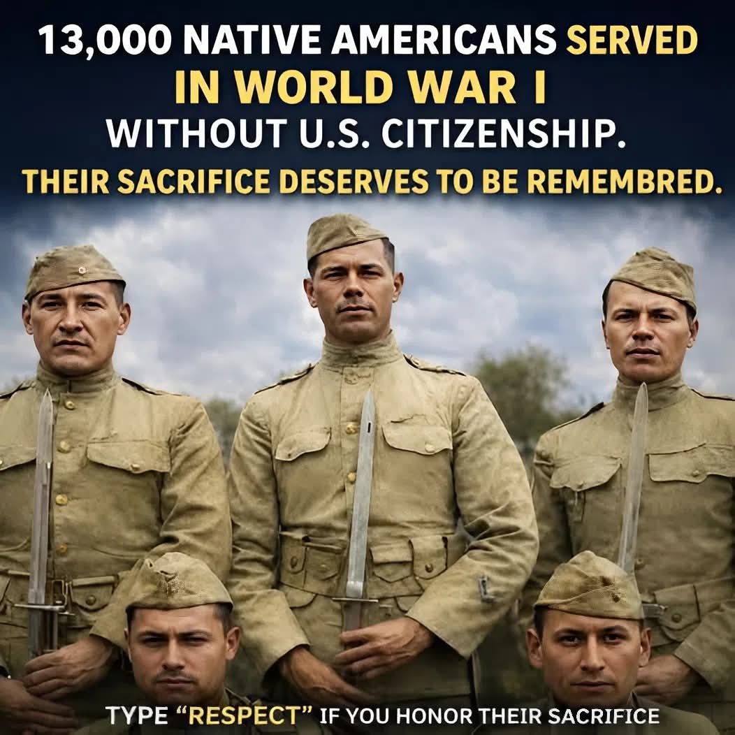 alaska_godosiyo's tweet photo. Long before they were officially recognized as U.S. citizens, thousands of Native American men bravely served in World War I.They fought with courage and loyalty for a country that had not yet given them full rights. Their actions showed strength, honor, and deep dedication to protecting others.Many of them went to distant battlefields carrying the pride of their tribes, cultures, and traditions. They were not only fighting for a nation, but also for their families, their communities, and their honor.Their service and sacrifice deserve to be remembered with respect, gratitude, and appreciation