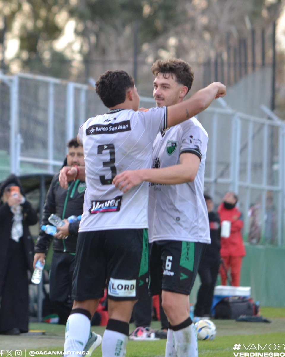 CASanMartinSJ's tweet photo. Ganó San Martín!!! Con goles de Manuel Cocca y Hernán Zuliani! 

#SanMartín 2 - #Agropecuario 0.

#VamosVerdinegro 🟢⚫ https://t.co/1dPOx4q6uZ