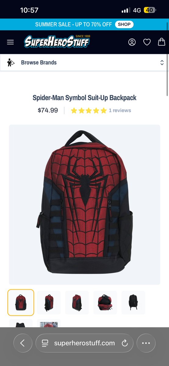 yahiamr's tweet photo. @N_Junior_v2 https://t.co/m1T7AcFc7P

دي official marvel Spider-Man Symbol Suit-Up Backpack
اتعملت و اتباعت من محلات pop culture اسمها SuperHeroStuff https://t.co/ZdQu8cZvUl