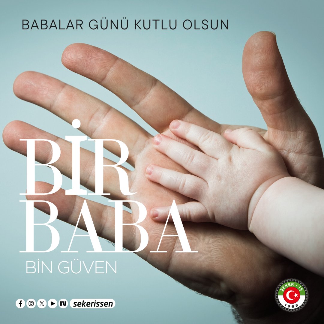 sekerissen's tweet photo. Emekleriyle hayatı güzelleştiren, alın terleriyle geleceği şekillendiren, sevgileriyle evlatlarına güç ve güven veren başta şehit babaları olmak üzere tüm babaların Babalar Günü’nü en içten dileklerimizle kutluyor; sağlık, huzur ve mutluluk dolu bir ömür diliyoruz. https://t.co/GPQFWqRpYl