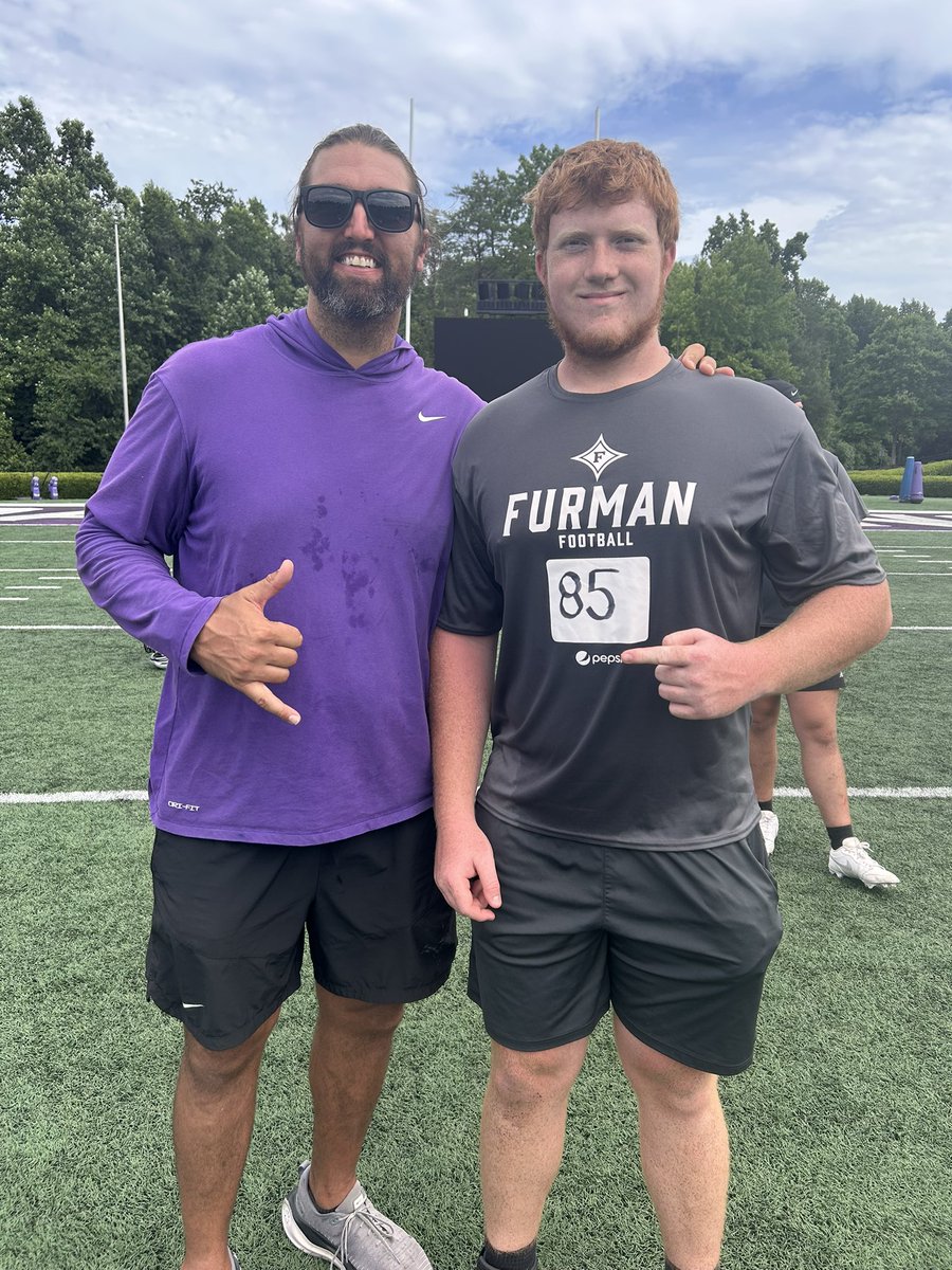 A_Sumner50's tweet photo. I had a great time today at @PaladinFootball camp competing. Thank you @Kyle_Jolly for the great coaching and work today I am very grateful for the opportunity to compete. 

@BTHS_Football_ https://t.co/TNLIOp4Mo9