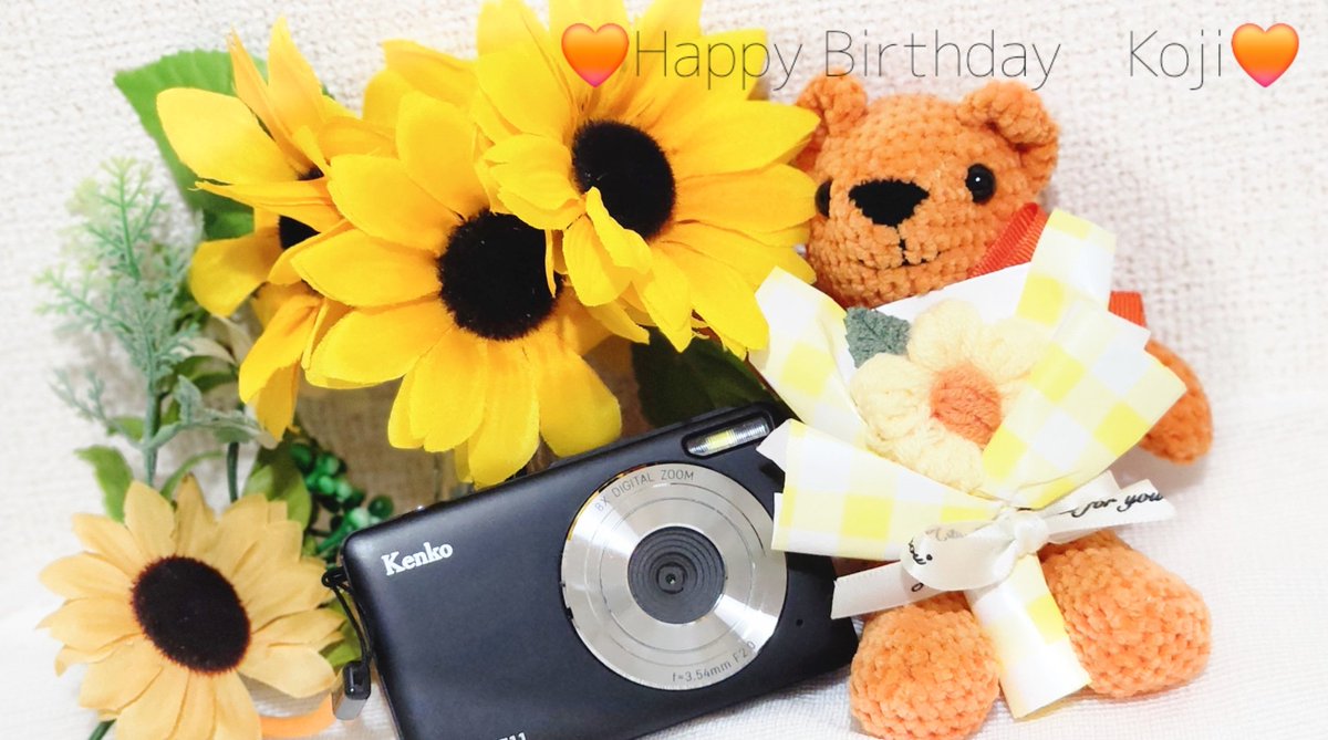 pinksky0621's tweet photo. 📸2026.6.21🌻32📸
🧡Happy Birthday Koji.M🧡

お誕生日おめでとう。

まわりの人のことを大切にする、そんなこーじくんが素敵な1年を過ごせますように✨

#向井康二誕生祭2026
#こーじに伝書鳩 https://t.co/buYVERniGA