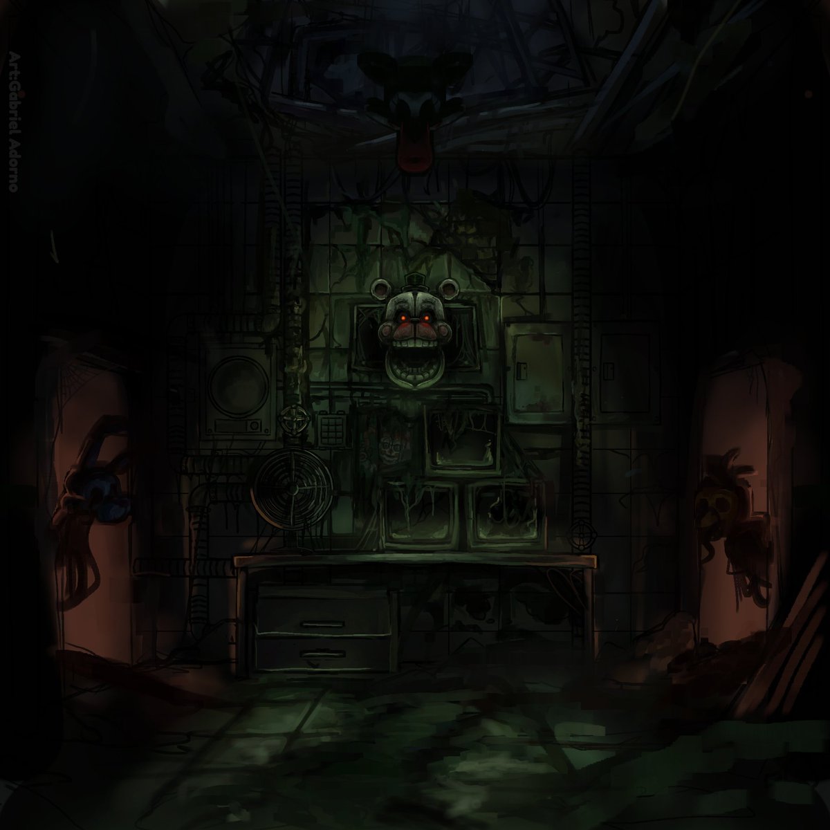 3lGabri34865's tweet photo. BLOB BOSS FIGHT 
FNAF RUIN 2 FAN CONCEPT ART
#fnaf #fnafruin #fnaffanart #fnafsl #conceptart #blobfnafㅤㅤ https://t.co/iZlXOakL8C