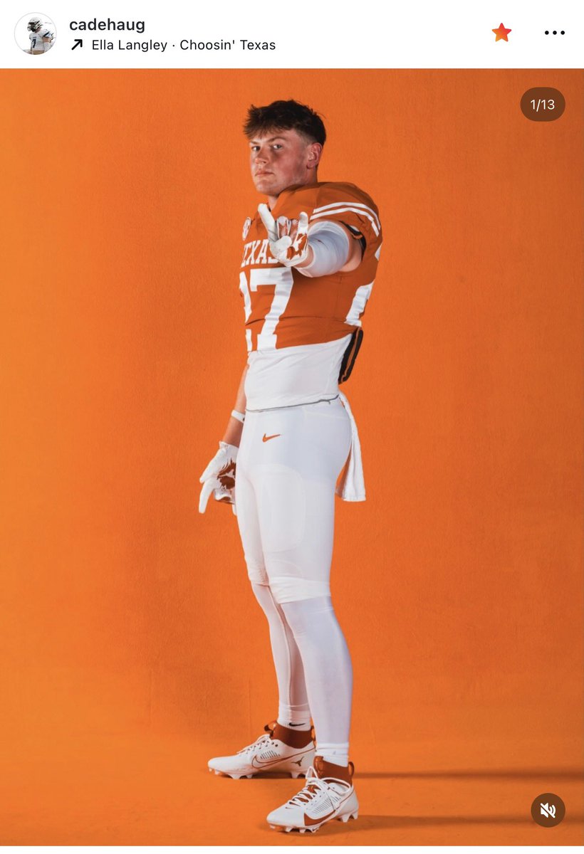 HankSouthOTF's tweet photo. #Texas LB commit Cade Haug on his official visit

Big senior season upcoming at Katy 

@ontexasfootball https://t.co/dRfvRmhKpe