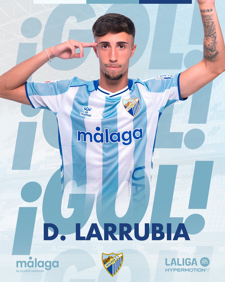 MalagaCF's tweet photo. ⏱ 71' | ¡GOOOOOOOOOL! ¡GOOOOOOOOOL! ¡GOOOOOOOOOOL! ¡GOOOOOOOL DEL MÁLAGAAAAAA! ¡GOOOOOL DE LARRUBIAAAAAA!

Segundo tanto malaguista. Pase del '9' al '10', que mete un GOLAZO a la escuadra. ¡Vamos, equipo!

🔴 0-2 💙|| #AlmeríaMálaga https://t.co/UstoW95QoA