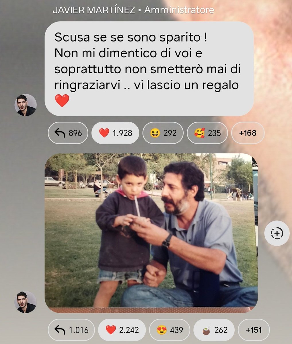 MaryG90's tweet photo. Cucciolooo non era tenuto a farlo ma visto le rotture di palle ha voluto farci un saluto a suo modo 🤍🤍🤍
Javi noi ci saaremo sempre per. Voi due 🤍🤍 vi amiamo tanto 🤍
Fai cio che ti senti 🤍
Veri fan saranno qui sempre x voi 🤍

Stupendaaa la foto 🤍🤍🤍#helevier #prestinez https://t.co/qmJamkTrva