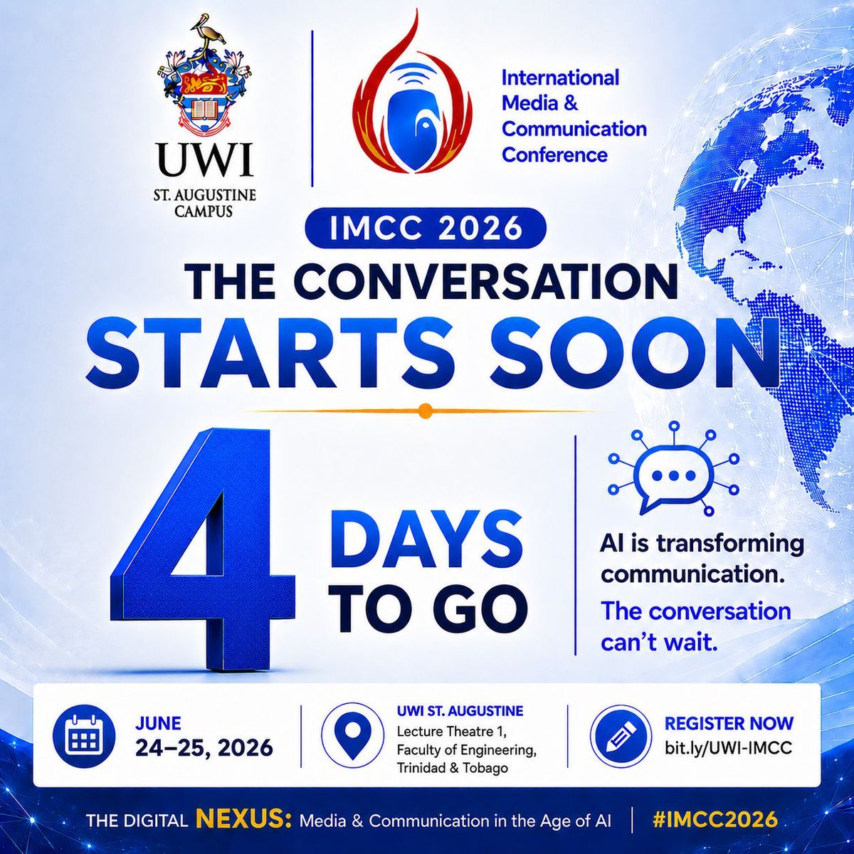 caribvision's tweet photo. Register now for IMCC today: https://t.co/l8m7RGgkow

#IMCC2026 #DigitalNexus #MediaAndCommunication https://t.co/lH7glbxlMM