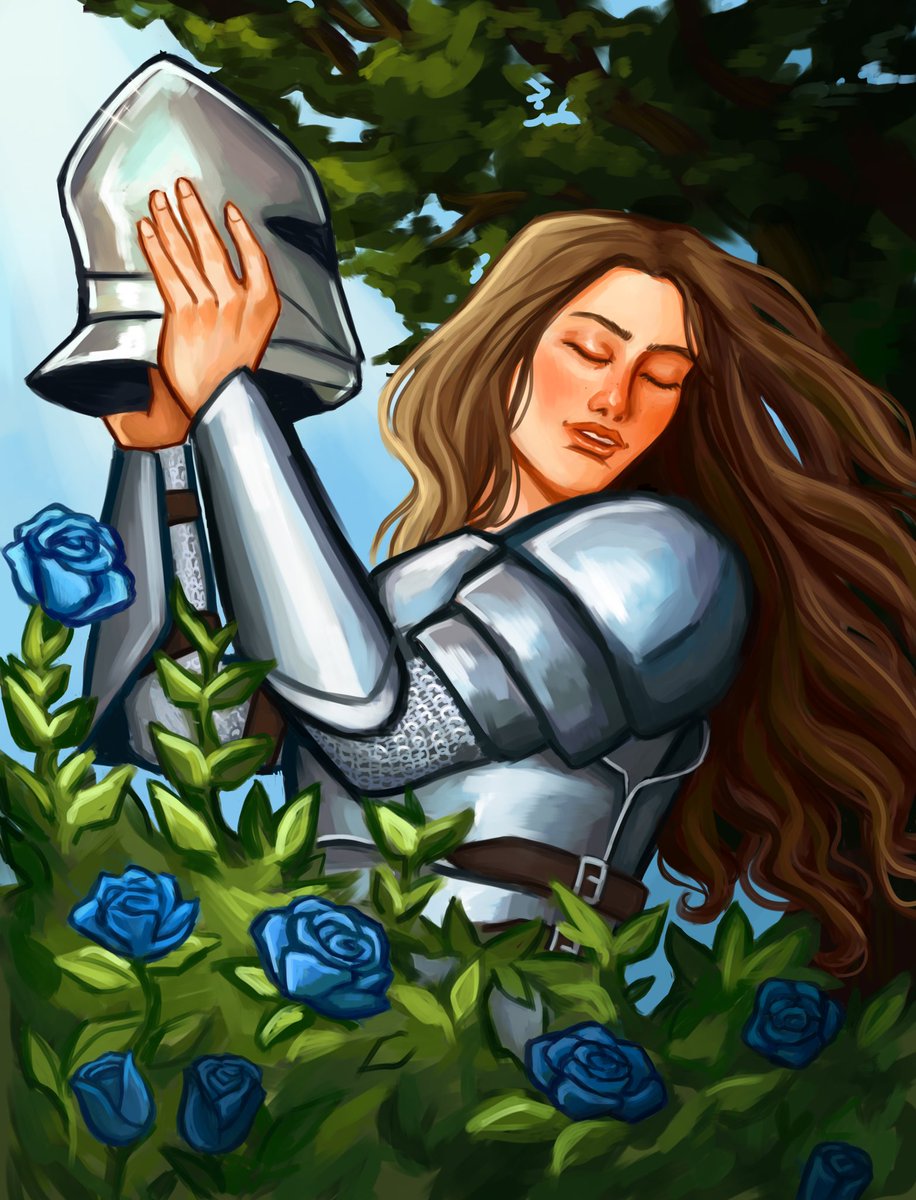 Emptyartcorner's tweet photo. The mystery knight 
#asoiaf #fanart https://t.co/yesXXFLMzM