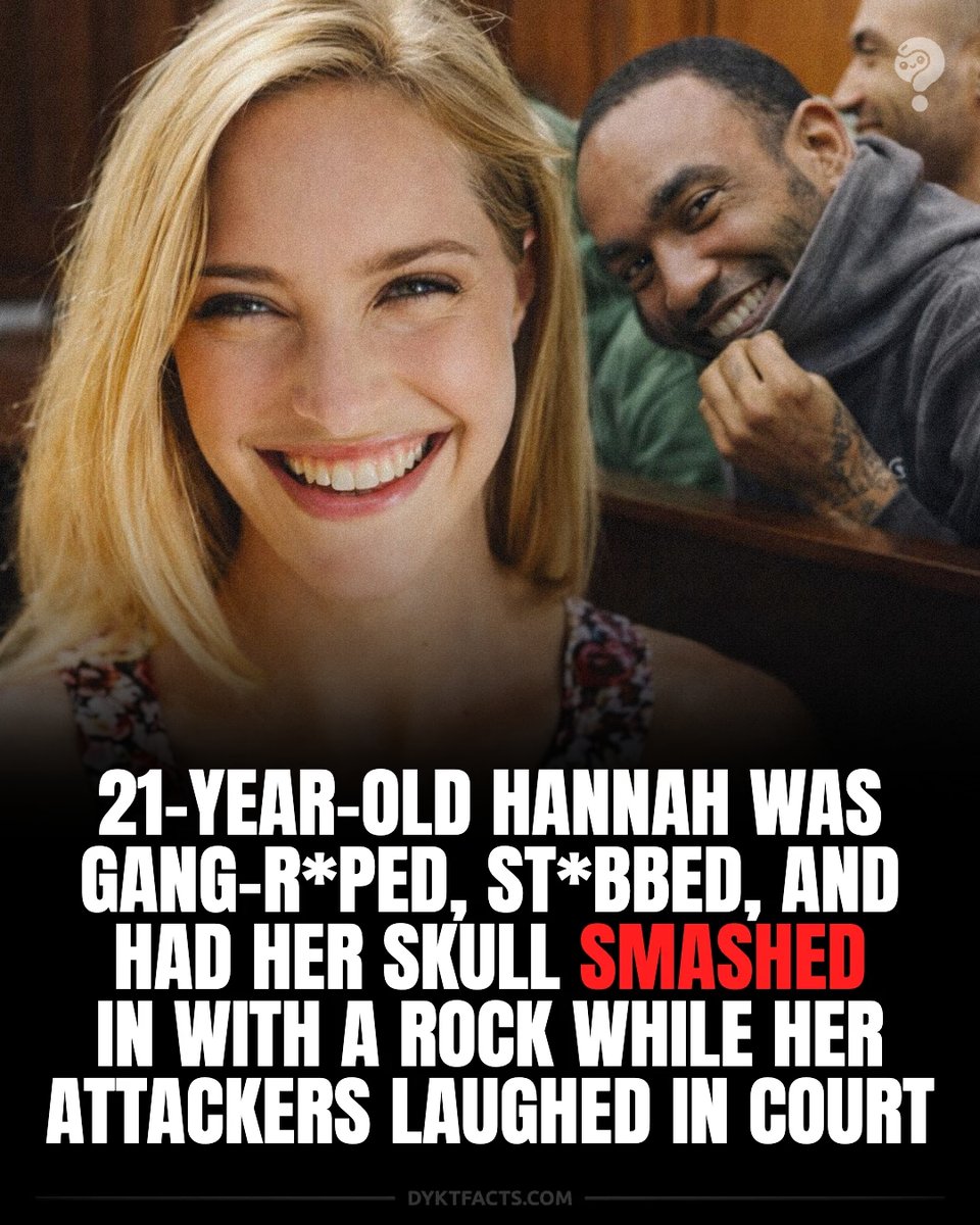 RealDYKTFacts's tweet photo. They laughed in court while the details were read aloud. Hannah Cornelius was 21. Her k*llers left court with 358 combined years and two life sentences each. https://t.co/BihU4TCoGW