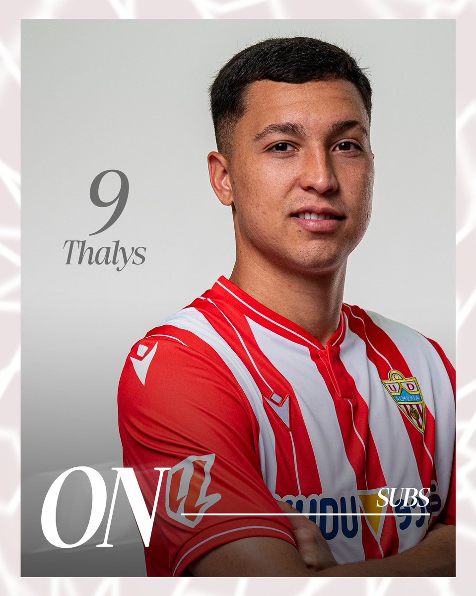 U_D_Almeria's tweet photo. ⏱️ 72' | 0-2 | 🔁 Cambio
➡️ Thalys
⬅️ Miguel
#️⃣ #vamosalmería | ⚽ #AlmeríaMálaga | 📻 #UDAradio https://t.co/JFGO03zuk1