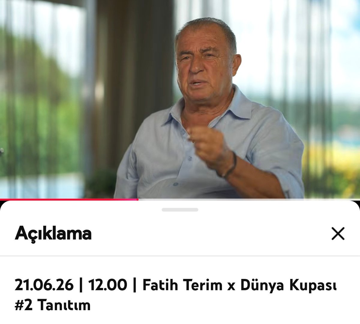 lemarcaspors_'s tweet photo. Fatih Terim'in yeni videosu yarın saat 12.00'de yayında olacak. https://t.co/TUdDUKsAKS