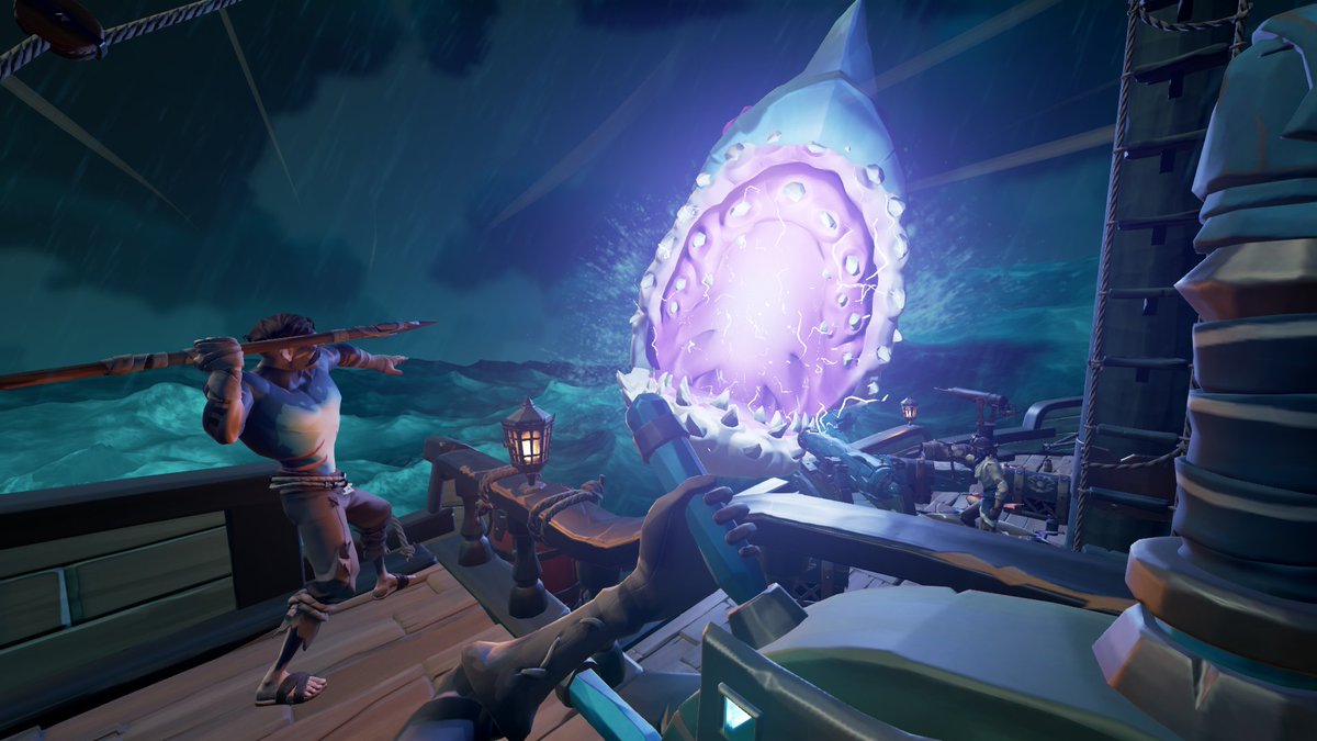 skul_dna's tweet photo. I think we're gonna need a bigger line... 🎣

Theme: Feats of Fishing

 #sotshot #seaofthieves @SeaOfThieves https://t.co/wMkJH1cYUg