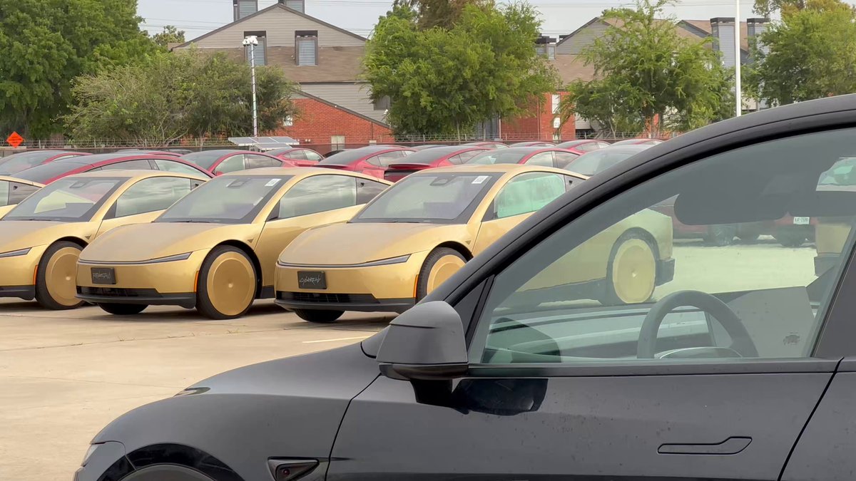 elonchieftwit's tweet photo. EM @elonmusk Tesla Cybercab Fleet Grows 50% at Houston Robotaxi Hub - BASENOR - Tesla Accessories: Tesla Cybercab Fleet Grows 50% at Houston Robotaxi Hub  BASENOR - Tesla Accessories https://t.co/KPQImdqMqs #ElonMusk #Tesla #SpaceX https://t.co/3il7XoQcLs