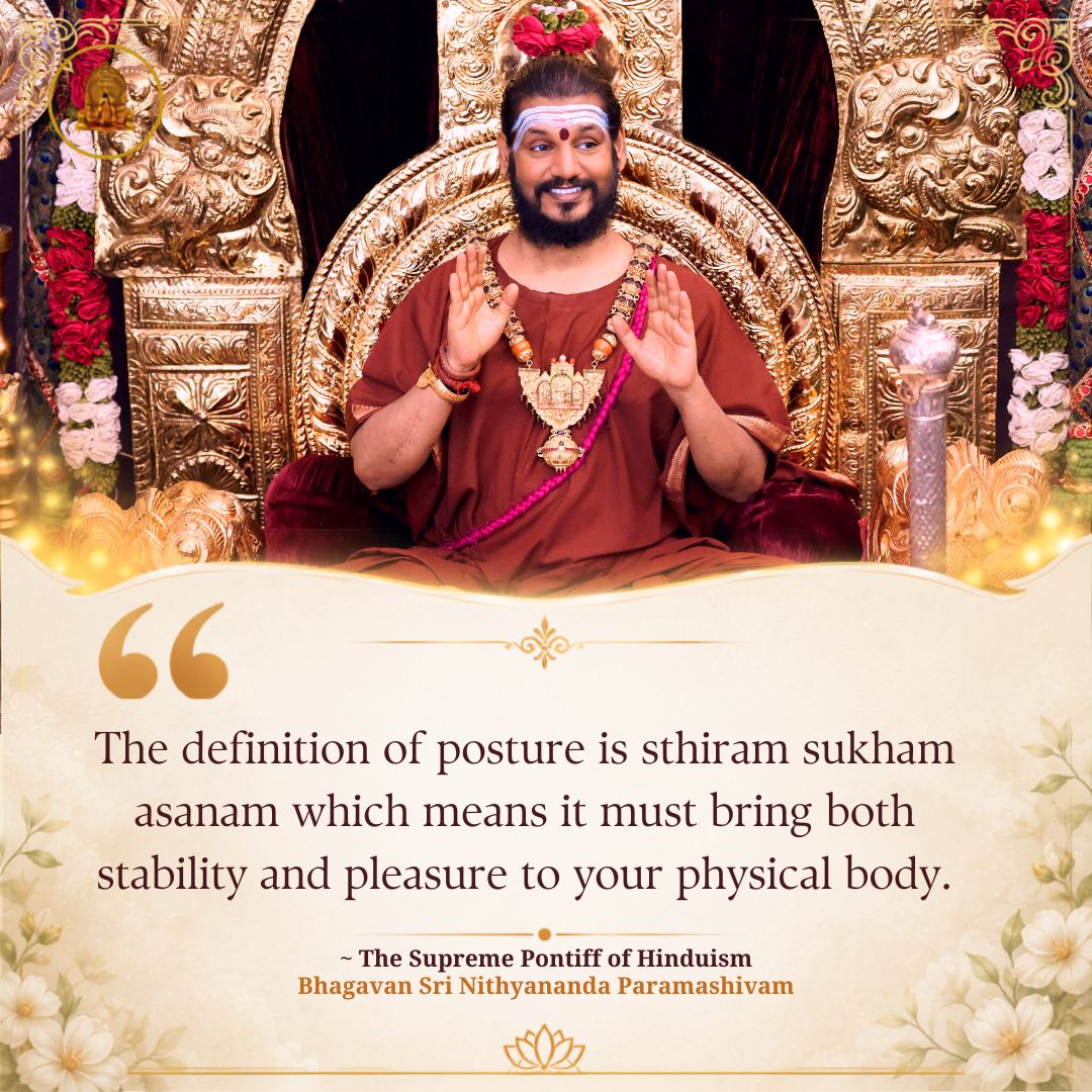SriNithyananda's tweet photo. Yoga literally means Union with God. It is the process of dissolving the wall of separation between you and the Divine, allowing your individual consciousness to expand and experience the entire existence as your own body and your own self.
#Paramashiva #Nithyananda #InternationalYogaDay #NithyanandaYoga #YogaDay2026