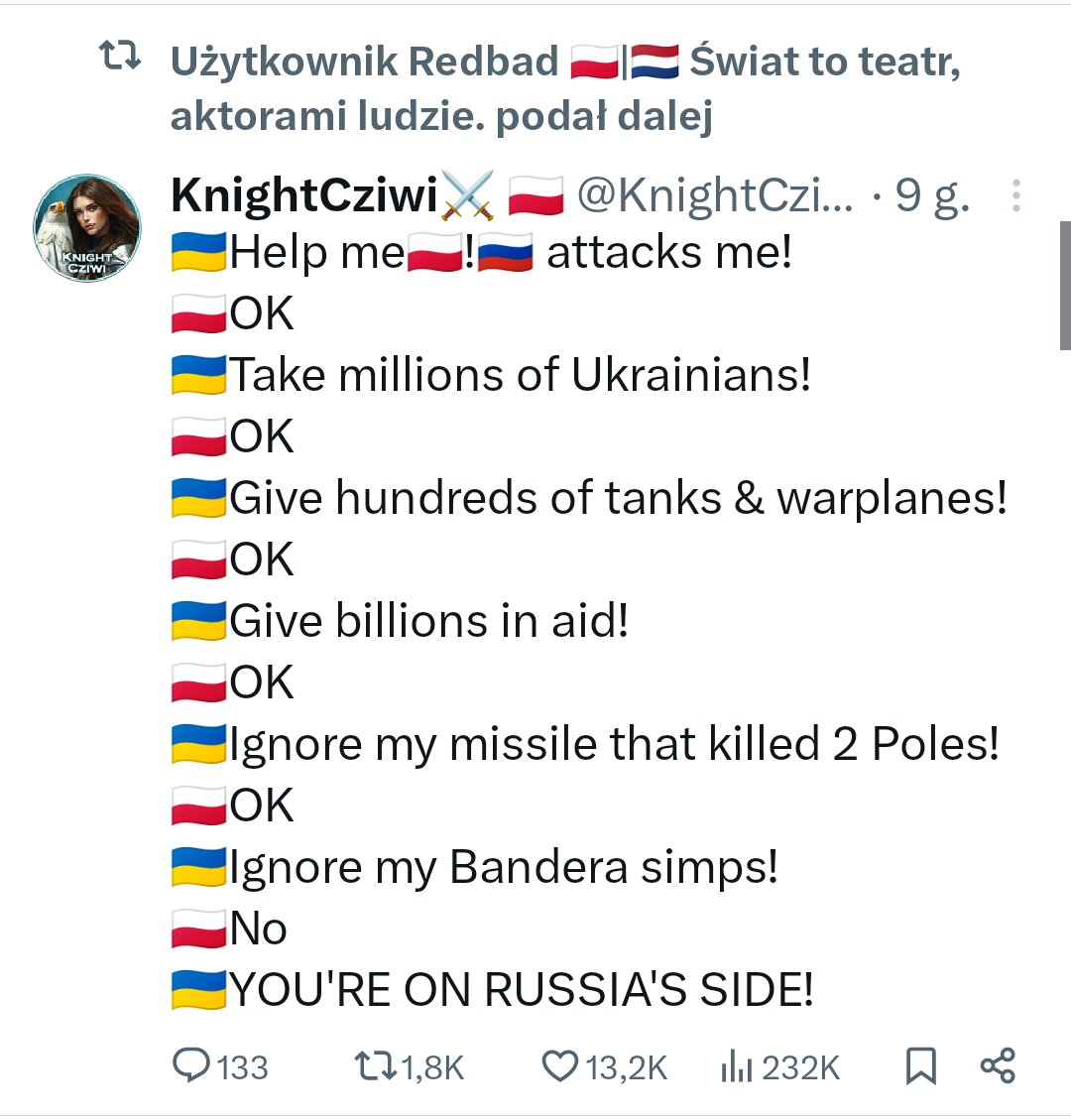 M2M_Tester's tweet photo. @DanielWachowiak #PolandFirstToHelp  🇵🇱
#UkrainianIngratitude  🇺🇦
#GermanCynicism  🇩🇪 https://t.co/1C4B4mkfij