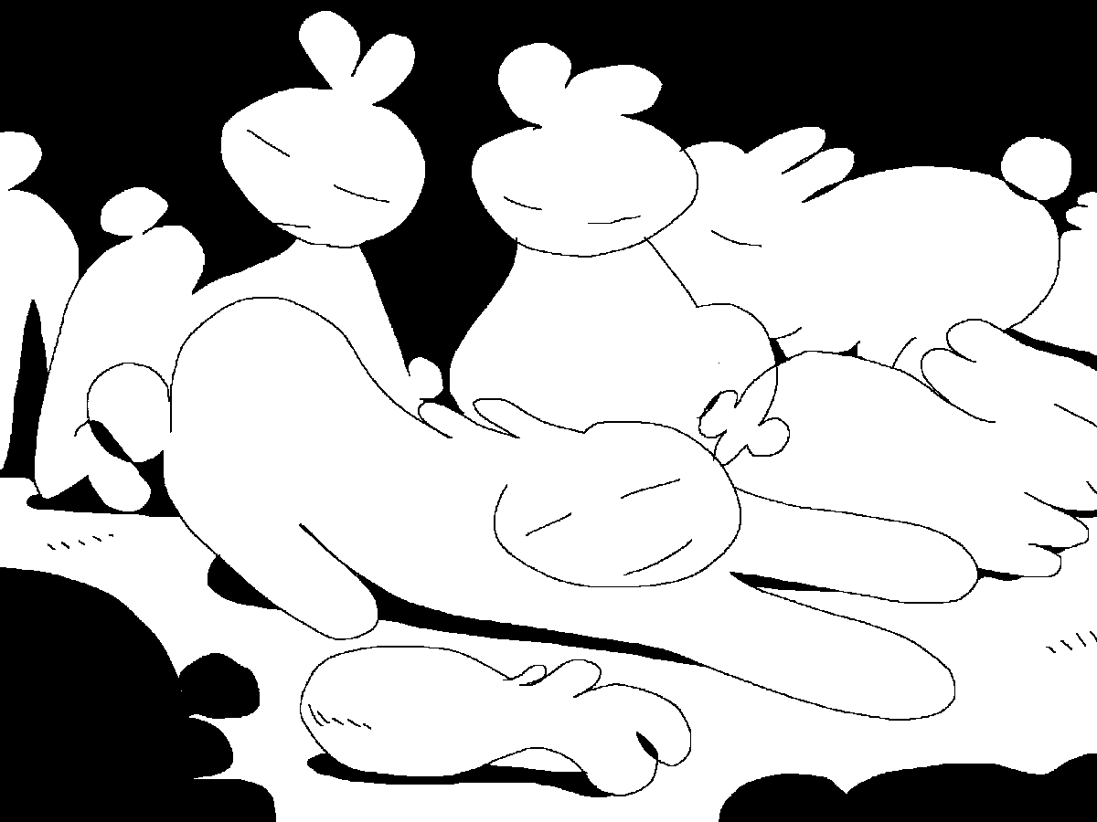 _sadhouseplant's tweet photo. Bunnies at night https://t.co/ldS5m64o7j
