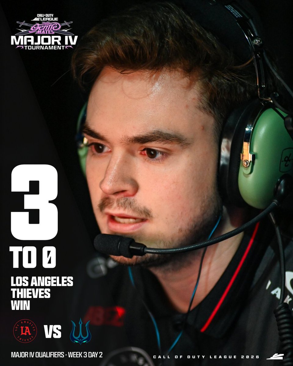 CODLeague's tweet photo. Flawless going into Major IV ✨

@LAThieves | #LAThieves https://t.co/4ENwVw6wZk