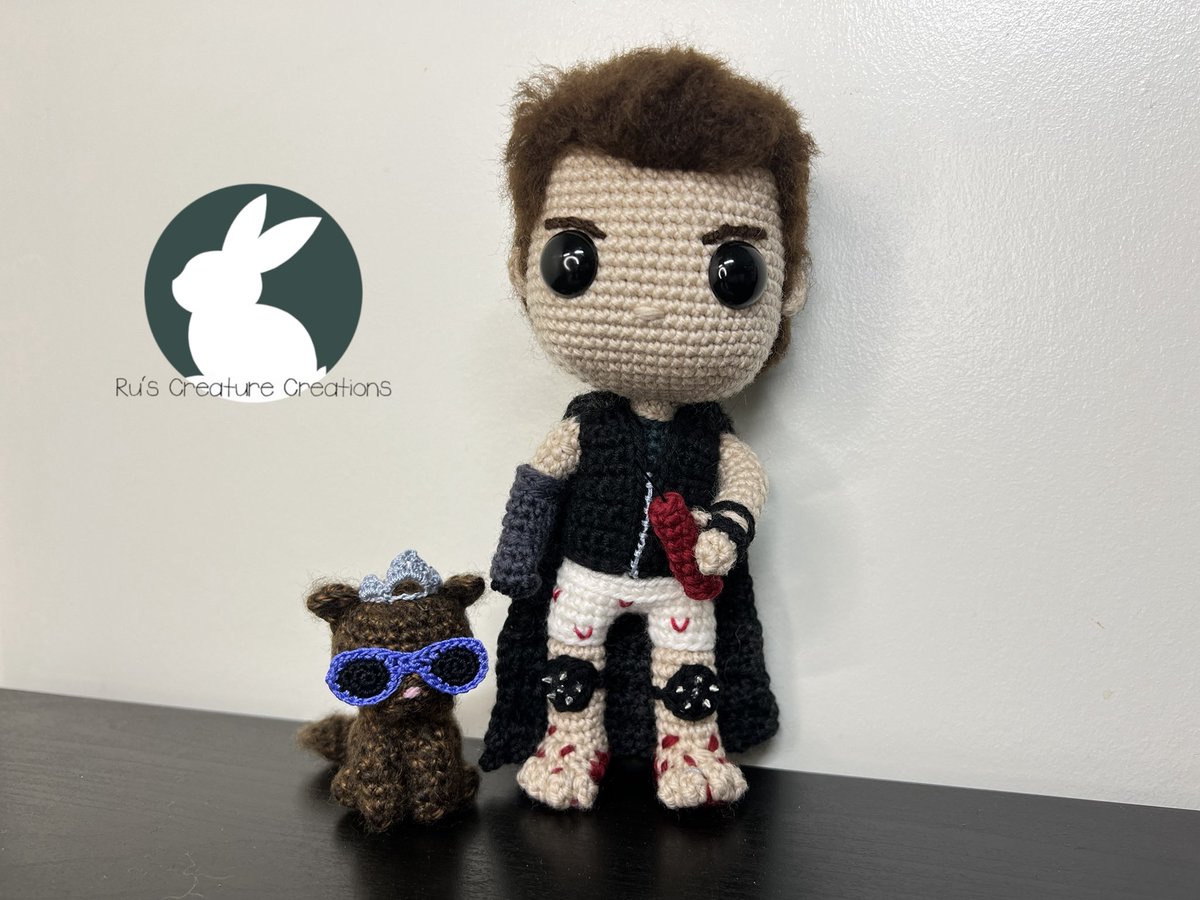 srkrause90's tweet photo. Any Dungeon Crawler Carl fans? I made a crochet version (and a pattern on my Etsy). 😊 this has been such a passion project for me. DCC has had a major impact on my life this last year.
———
#dungeoncrawlercarl #dcc #mattdinniman https://t.co/8BlmJOcGLK