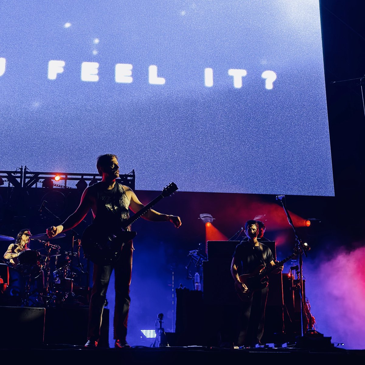 jrdnruss's tweet photo. Fucking hell. What a gig that was, topped Berlin. Thanks to Caleb for the shoutout to us and Fans’ debut this year, brilliant night. Roll on Vienna lads 🇦🇹 @youngfollowill @doctorfollowill https://t.co/51sW7eXC9e