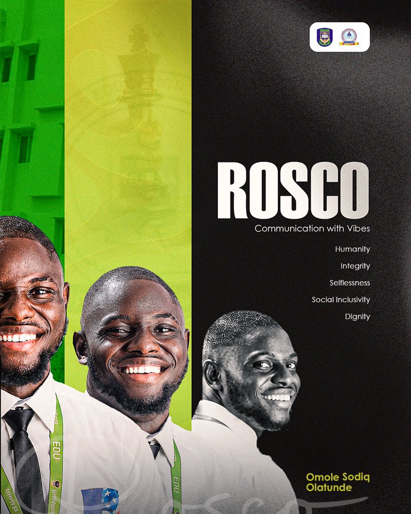 ROSCO09034's tweet photo. ✊ROSCO IS FOR EVERYONE!✊
A penultimate student of Arts Education, standing with a mandate that belongs to all. A vision built on inclusivity, integrity, accountability, and transparent leadership.
No segregation. No bias. Just quality representation for every NUESAlite! https://t.co/AMrSmRzeLG