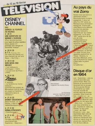 ManuCharentais's tweet photo. @ABsolumentDo Avec ma mère, ct "Disney Channel" le sam soir.
Mais s'il y avait Johnny ou d'autres chanteurs qu'elle aimait, c'était "Champs-Élysées" ou "Sébastien, c'est fou !" 
Du coup, si on avait fait un autre choix que Disney, je regardais la rediffusion le dim matin sur fr3 https://t.co/3dqurl3F3S