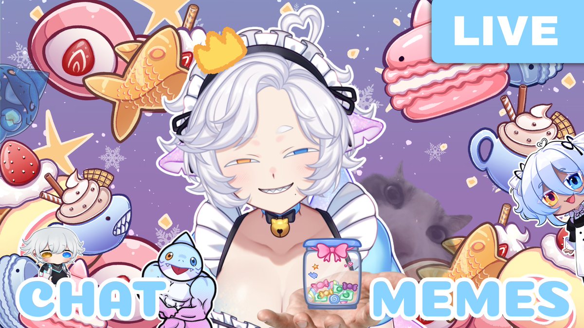 tutubademeia's tweet photo. ☕️LIVE ON☕️
╰⋅Dia de react de memes dos cupinxas!~
┆https://t.co/VqqJr4jA5Y
┆https://t.co/JPLdjEzHC5
┆#vtuber #vtuberbr #tutubalive https://t.co/g6ILVuxWMg