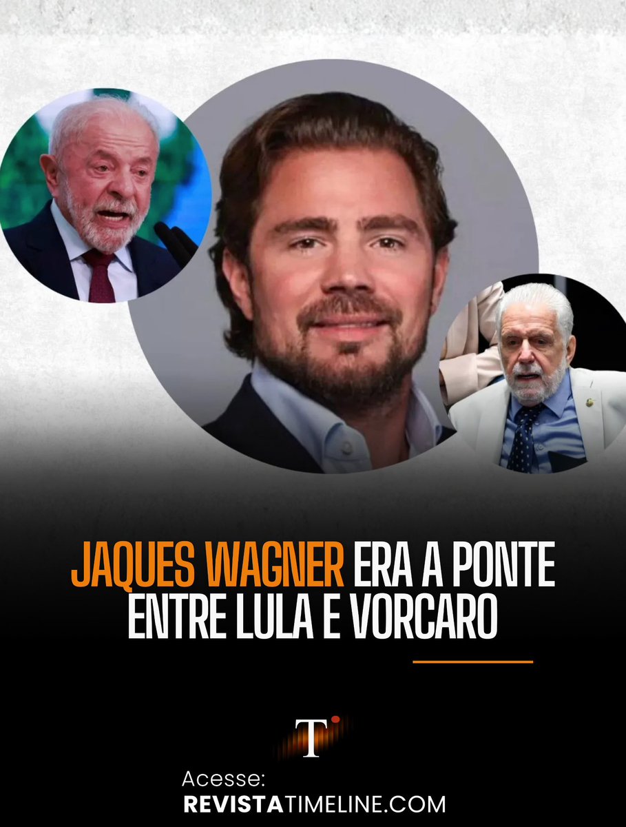 RevistaTL's tweet photo. Mensagens encontradas pela Polícia Federal no celular do banqueiro Daniel Vorcaro mostram que o líder do governo no Senado, Jaques Wagner, era citado em conversas internas do Banco Master como um intermediário para transmitir informações ao presidente Luiz Inácio Lula da Silva.

Os diálogos, revelados pelo Estadão e incorporados à investigação da 9ª fase da Operação Compliance Zero, reforçam que Vorcaro mantinha acesso a figuras centrais do governo petista enquanto buscava apoio político para pautas de interesse do Banco Master.

Em uma conversa de julho de 2024 entre Vorcaro e o diretor comercial do banco, Fernando Mascarenhas Filho, os dois comentam a percepção de que a instituição financeira seria próxima do governo petista. Após receber a informação de que o banco era visto como tendo influência semelhante à atribuída aos empresários Joesley e Wesley Batista, Vorcaro respondeu: “Isso aí é marketing pra nós. Manda pro Lula e pra base aliada”. Na sequência, Mascarenhas Filho respondeu: “Vou mandar então pra tio Guiga e Jaques”.