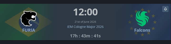 Xond3Rs's tweet photo. Furia tiene la final mas importante del Counter, tiene que salvarlo, por nada en el mundo Falcons debe salir campeón

FelleN merece retirarse siendo campeón del Major de Cologne, como supo hacer 10 años antes https://t.co/ZaEq2TtQhQ
