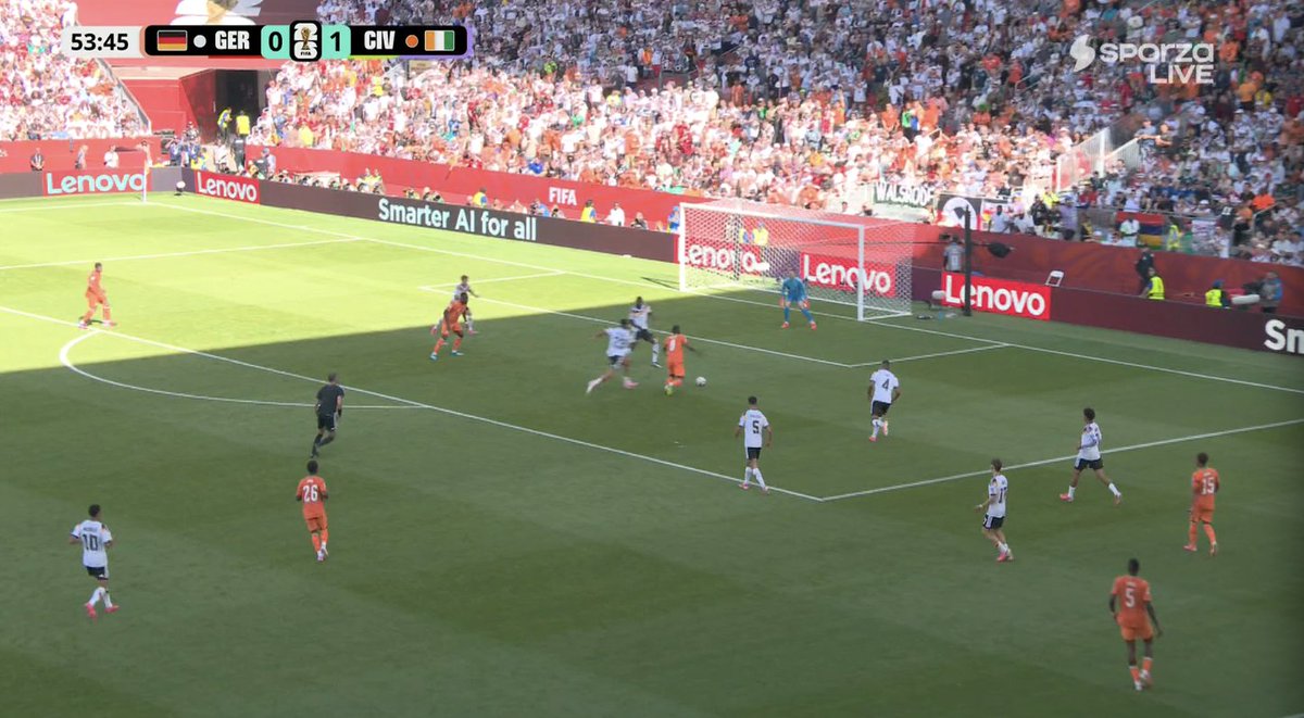 TouchlineX's tweet photo. 📸 - HOW ON EARTH DID IVORY COAST NOT DOUBLE THE LEAD YET!

THEY ARE PLAYING CHAMPAGNE FOOTBALL! https://t.co/5PcbEeYwwa