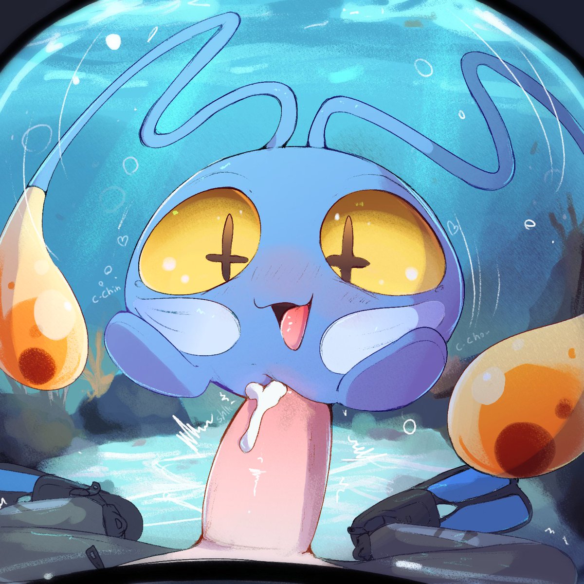 lodetail's tweet photo. chinchou porn i dont see why not https://t.co/BzVspbgYng