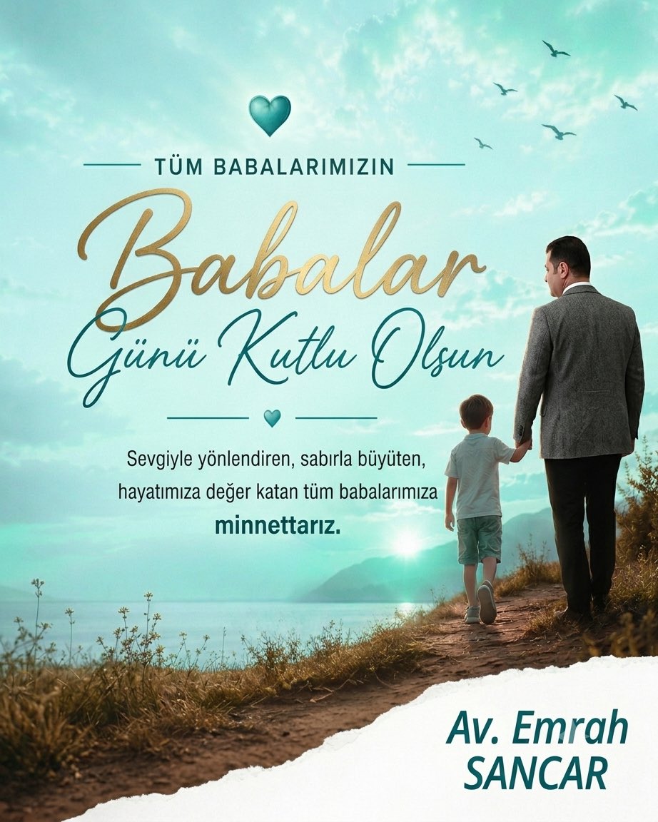 AvEmrahSancar's tweet photo. Tüm babaların ve baba adaylarının  babalar Günü’nü kutluyorum.
#babalargünükutluolsun https://t.co/KZPm5NLvl5