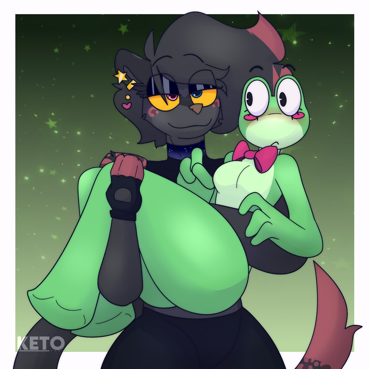 KetoFur's tweet photo. No se ustedes, pero si Jax no quiso Ribbit, yo la pido(? JSKJS 🥴 https://t.co/o1e9YmJV2M