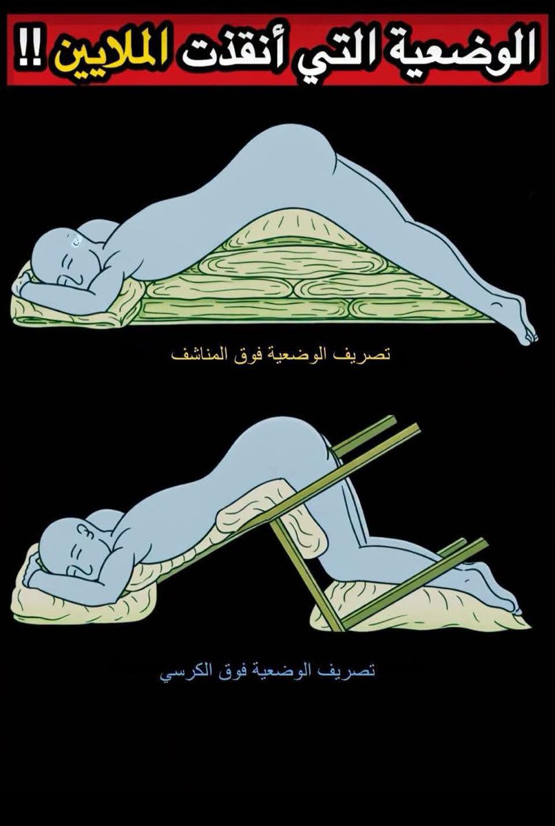 AliAl_khalifah's tweet photo. 🫁 الوضعية التي أنقذت الملايين

هذه الوضعية تساعد على تصريف الإفرازات من الرئتين باستخدام الجاذبية،
وتُستعمل في حالات البلغم، ضيق التنفس، وبعض أمراض الصدر.

📌 تُستخدم بمناشف أو كرسي
📌 تُسهّل التنفّس وتخفف الاحتقان
📌 إجراء داعم وليس بديلًا عن العلاج الطبي

⚠️ تُطبّق بحذر، وتحت إشراف مختص عند المرضى المزمنين

🔁 أعد النشر ليتعلم الآخرون!