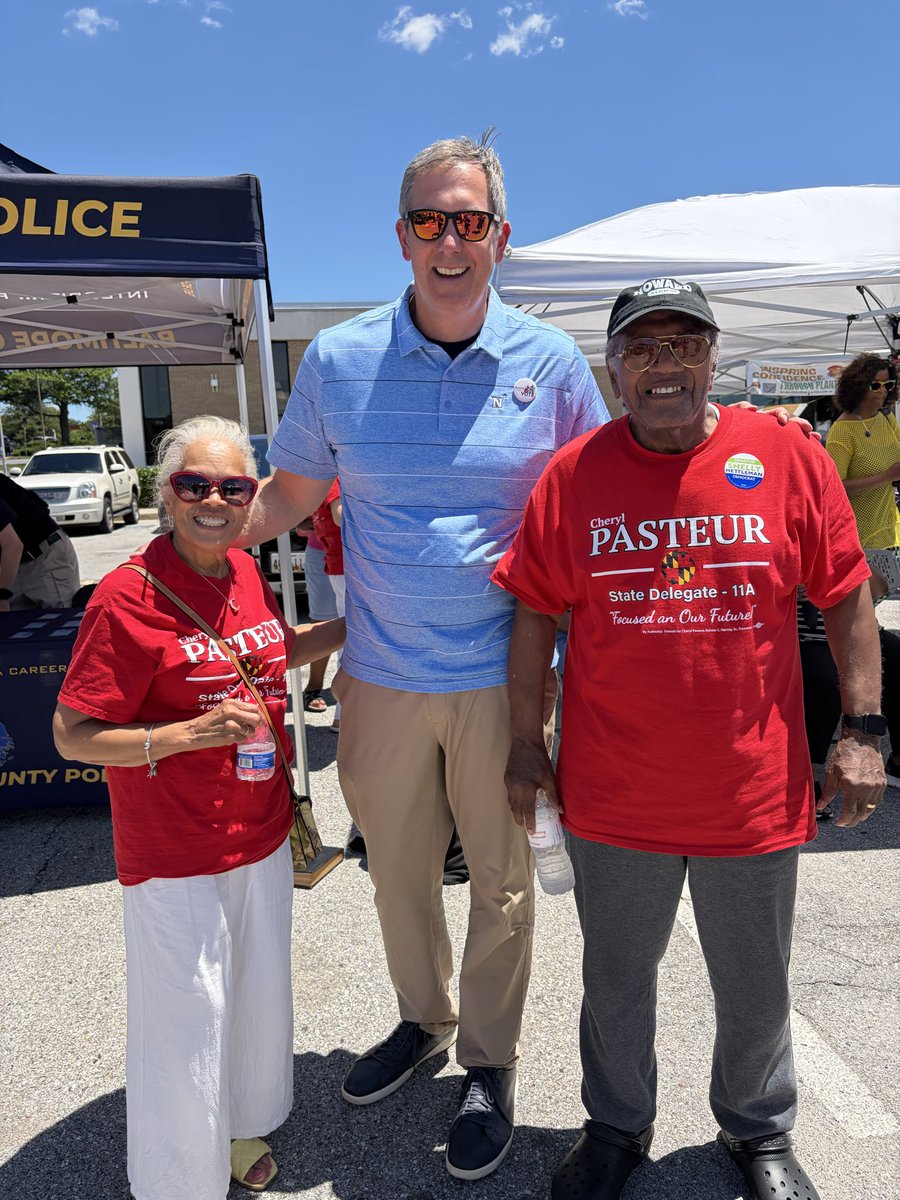 JohnnyOJr's tweet photo. Honored to join the Delta Sigma Theta Sorority’s Annual Juneteenth Celebration in Randallstown today— a time to reflect on our history, celebrate freedom, and recommit ourselves to the ongoing work of building a more just future. 

Thx to all who helped make this event a success! https://t.co/22hzm30zOM