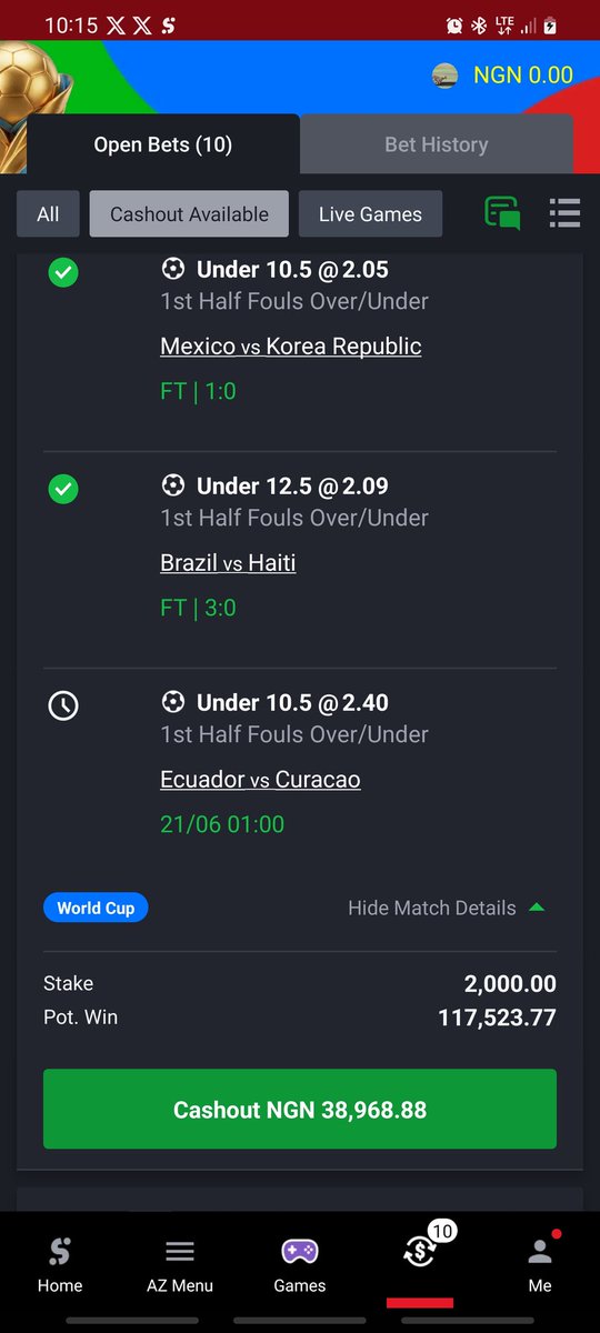 Cruxifico1989's tweet photo. @Kyriankelly400 @SportyBet @SportyBetNG Sweet option https://t.co/XddvhBtHhr