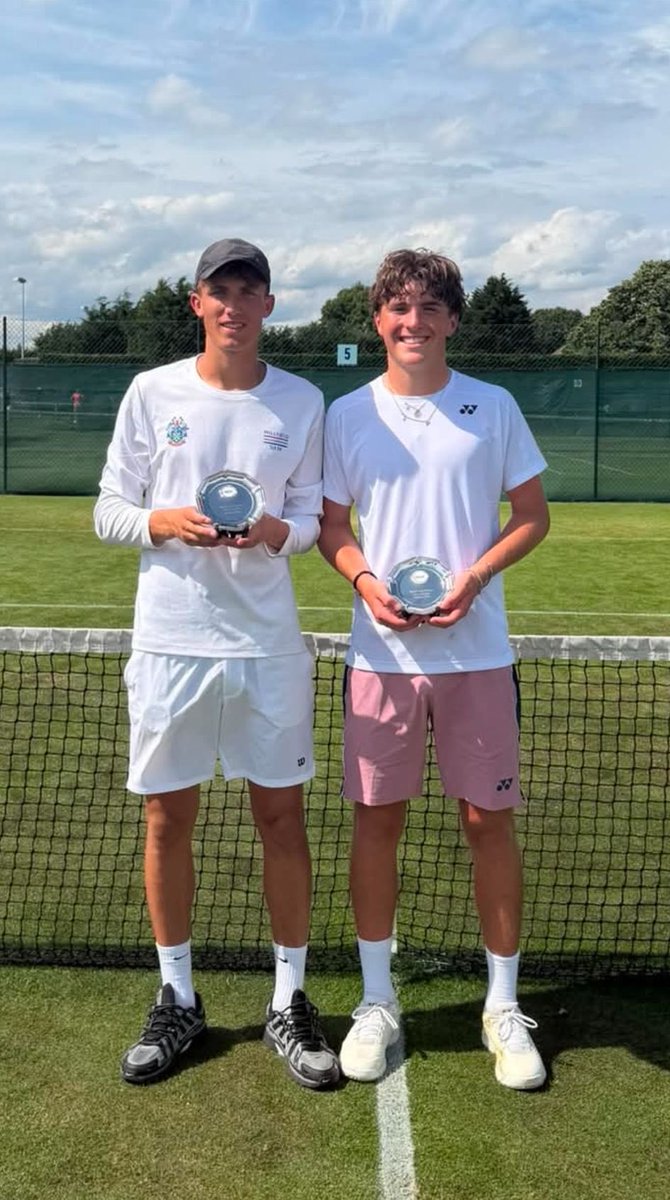 ltalincs's tweet photo. Congratulations to Harri for winning the Frinton British Tour Men’s Doubles event with partner Josh 🎾 👏 

Great result, well done 🤩

@the_LTA #BritishTour https://t.co/22CrIK8k8y