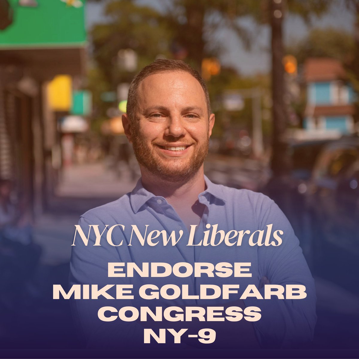 NYC New Liberals endorse Mike Goldfarb for NY-9. Goldfarb is a Crown ...
