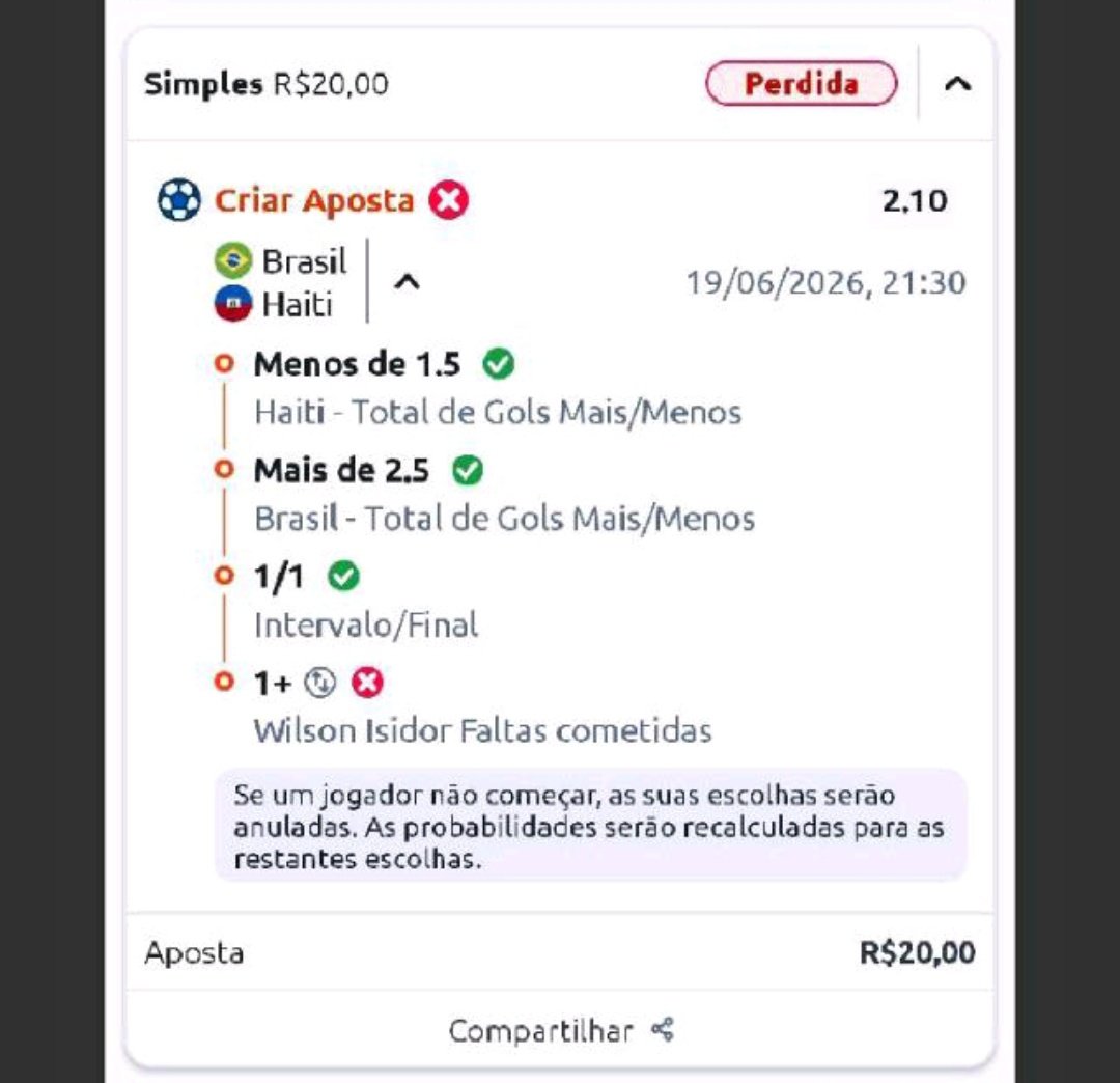 dudu_marks's tweet photo. @Betano_BR Vamos ser honestos com os clientes @Betano_BR 
Isidor nao começou o jogo
Suporte não resolve nada. https://t.co/uhdD3smAFM