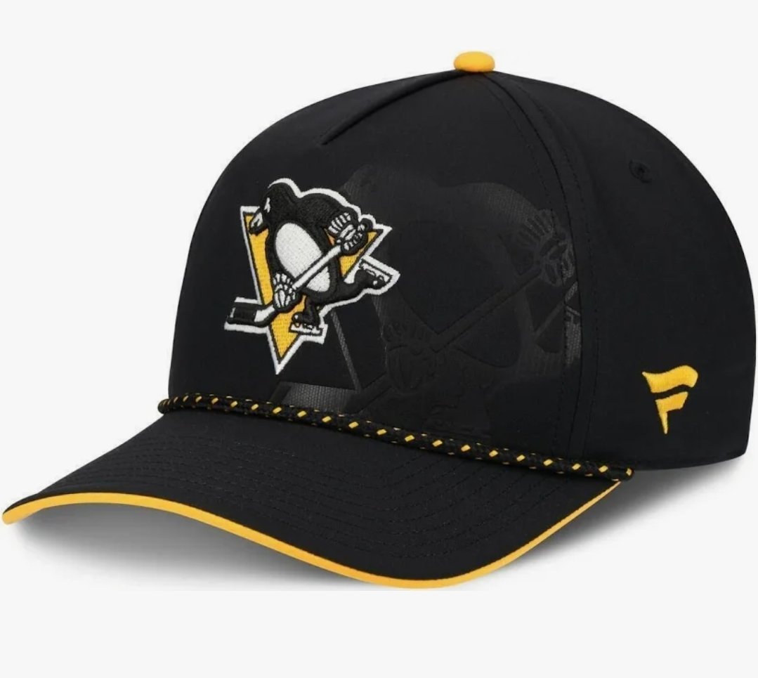 TwistedIdiot's tweet photo. Yo @GearGoneWrong found the 2026 NHL draft hat on Sports Closet.

Rope hat, A-Frame, but at least they aren't doing the NFL tiny logo! #LetsGoPens https://t.co/53Eepw5iO0