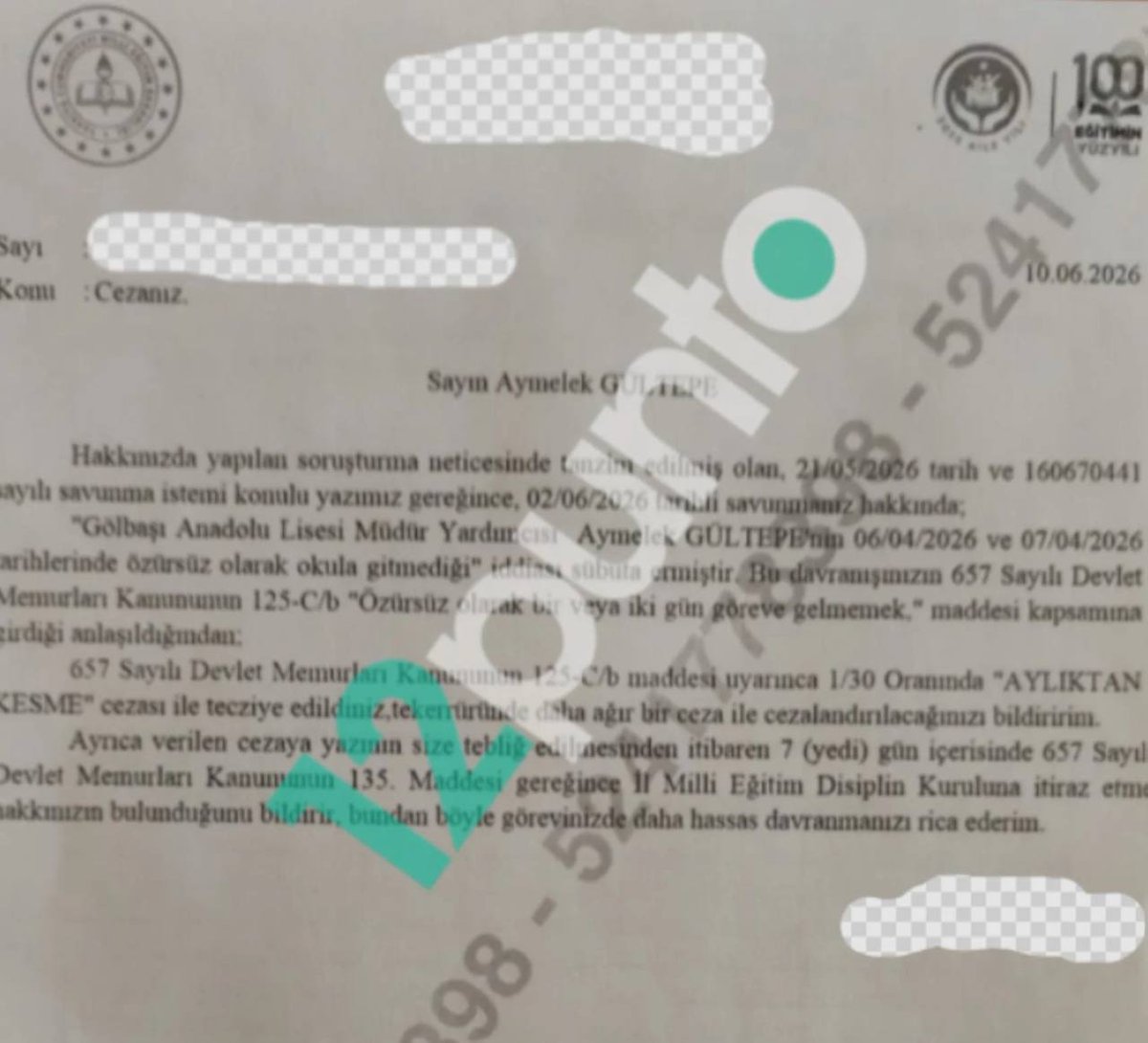 muhalifmd's tweet photo. Adıyaman Gölbaşı Anadolu Lisesi'nde, okul yönetimindeki usulsüzlükleri gündeme getiren Müdür Yardımcısı Aymelek Gültepe'nin idari soruşturmalar, maaş kesim cezası ve sürgünle karşı karşıya kaldığı iddia edildi. Müdür yardımcısının odasına "Engelli WC" tabelası asıldı.

(12 Punto) https://t.co/mxG7LgxqYL