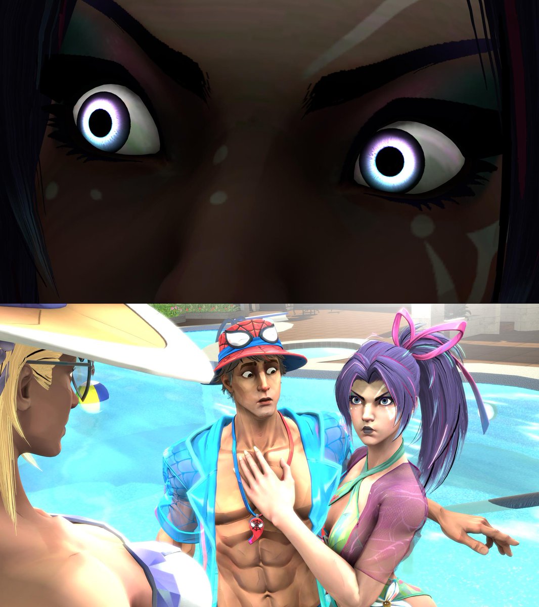 EggheadCobra's tweet photo. She just met him and is already jealous.
#MarvelRivals #spidersai #diamondweb #spiderman #psylocke #emmafrost #xmen #sfm #sourcefilmmaker #3d #fanart #comic https://t.co/HX8C9ZoVZS