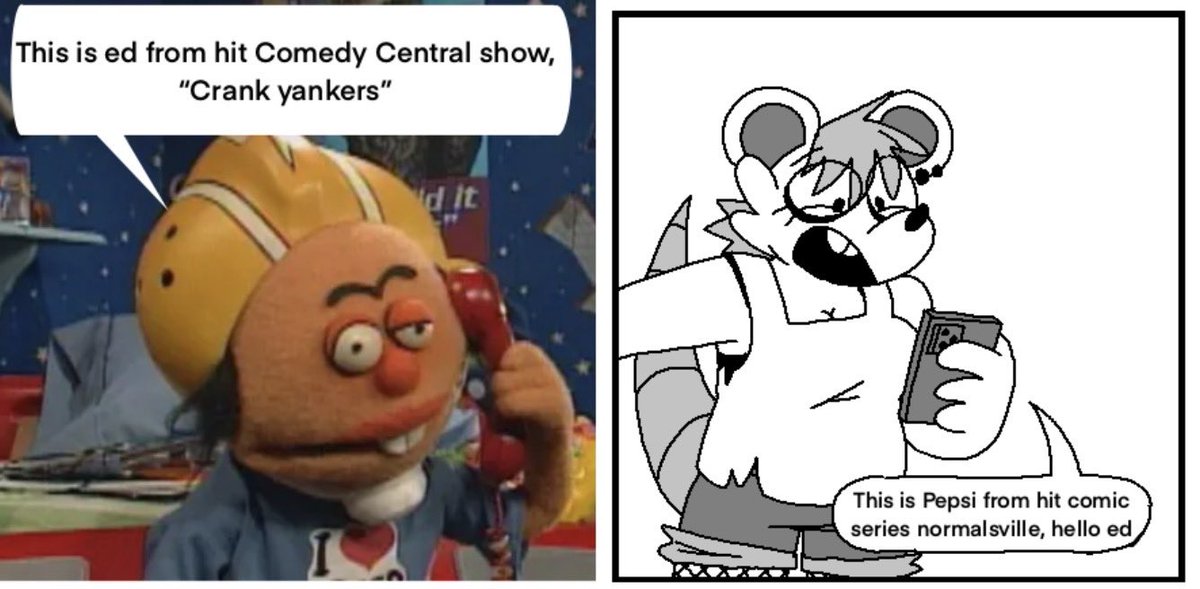 TheBedfellas's tweet photo. #normalsville will be referencing crank yankers
Next comic, very shocking news but this is true information https://t.co/mS7ivjZy8M
