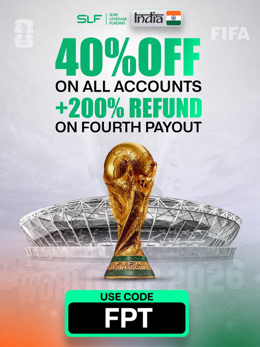 TheForexTraderz's tweet photo. 🚨Get a Free $5K after purchase + 40% OFF on All Accounts + 200% Refund on 4th Payout🚨

I’ve been trading with them since 2 weeks & the journey has been absolutely amazing.

Withdrawn over $1,500+ in just a week without facing any issues with them.

My honest opinion - Give them a try & go with either Instant Funding Static or 2 Step Accounts. They’re the best accounts & the easiest to trade in.

Go & Grab Yours - https://t.co/zlxCZNJDJt