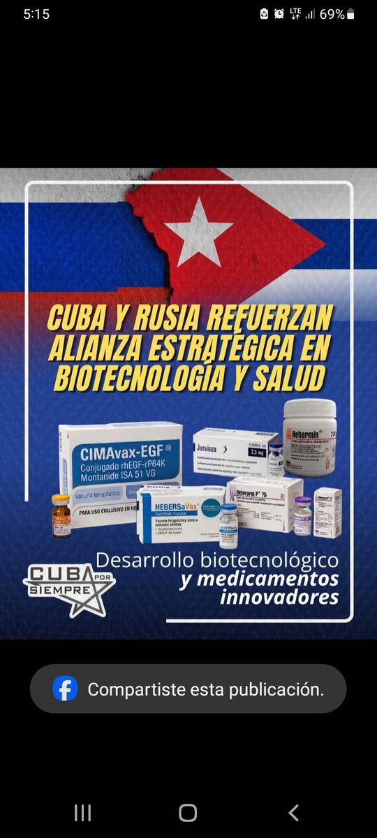 NatachaML1's tweet photo. #Cuba y Rusia fortalecen sus alianzas en ciencias y tecnología 
#CubaVencerá https://t.co/46rPYeZmwN